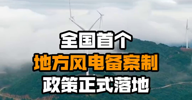 全国首个地方风电备案制政策正式落地