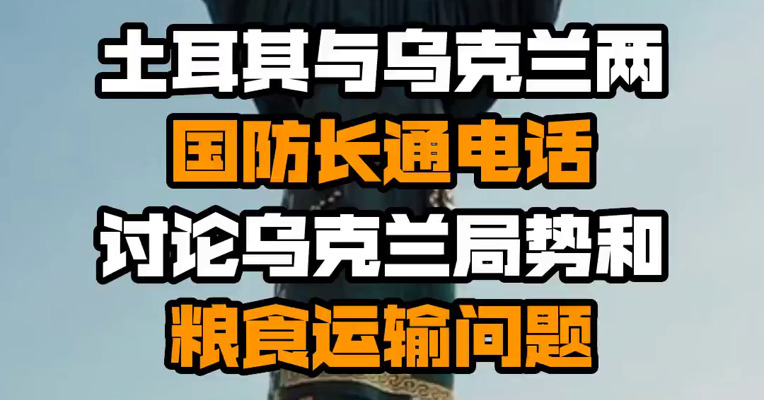 土耳其与乌克兰两国防长通电话 讨论乌克兰局势和粮食运输问题