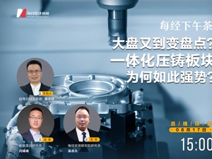 直播丨每经下午茶：大盘又到变盘点？一体化压铸板块为何如此强势？