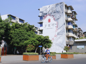 外卖骑手当上文明劝导员 成都高新区“新业态文明使者队伍”上岗