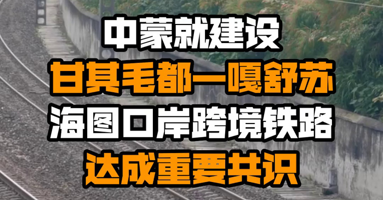 中蒙就建设甘其毛都—嘎舒苏海图口岸跨境铁路达成重要共识