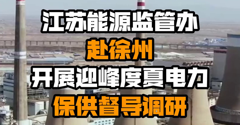 江苏能源监管办赴徐州开展迎峰度夏电力保供督导调研