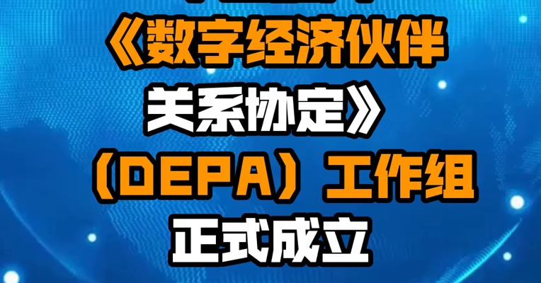 中国加入《数字经济伙伴关系协定》（DEPA）工作组正式成立