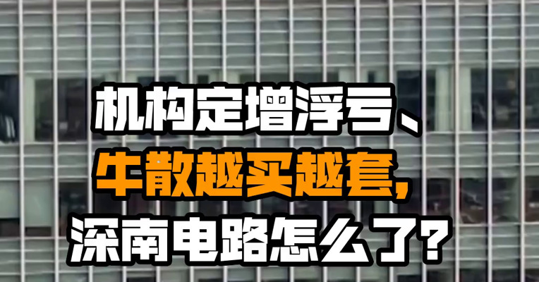 机构定增浮亏、牛散越买越套，深南电路怎么了？
