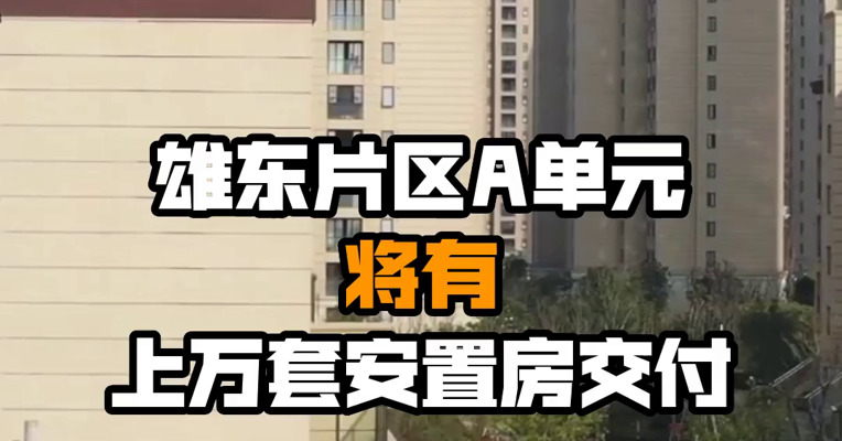雄东片区A单元将有上万套安置房交付