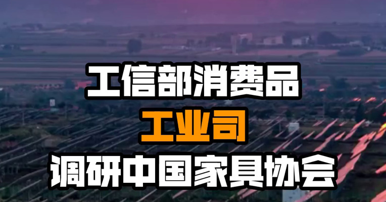 工信部消费品工业司调研中国家具协会