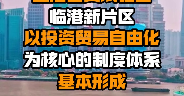 商务部：上海自贸试验区临港新片区以投资贸易自由化为核心的制度体系基本形成