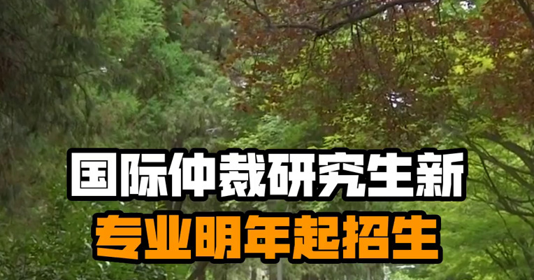 国际仲裁研究生新专业明年起招生