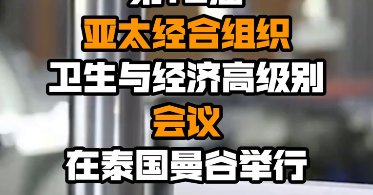 第12届亚太经合组织卫生与经济高级别会议在泰国曼谷举行