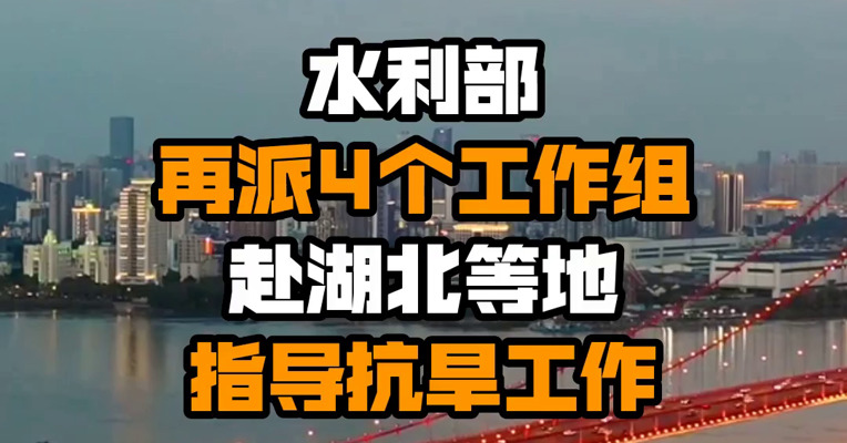 水利部再派4个工作组赴湖北等地指导抗旱工作