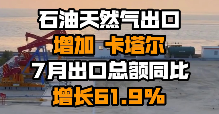 石油天然气出口增加 卡塔尔7月出口总额同比增长61.9%