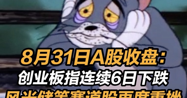 8月31日A股收盘：创业板指连续6日下跌 风光储等赛道股再度重挫 