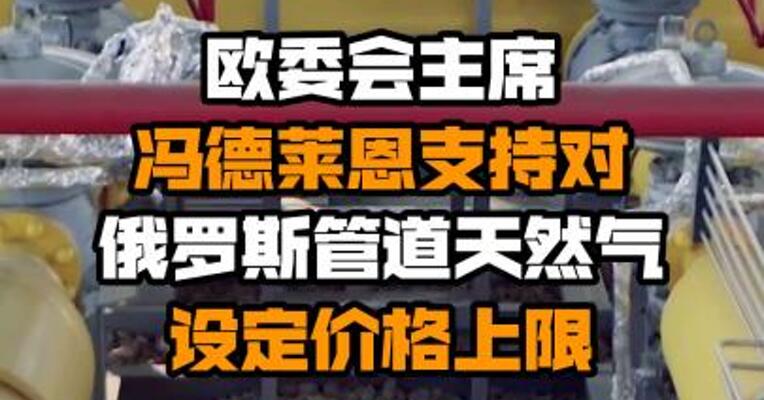 欧委会主席冯德莱恩支持对俄罗斯管道天然气设定价格上限
