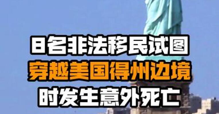 8名非法移民试图穿越美国得州边境时发生意外死亡