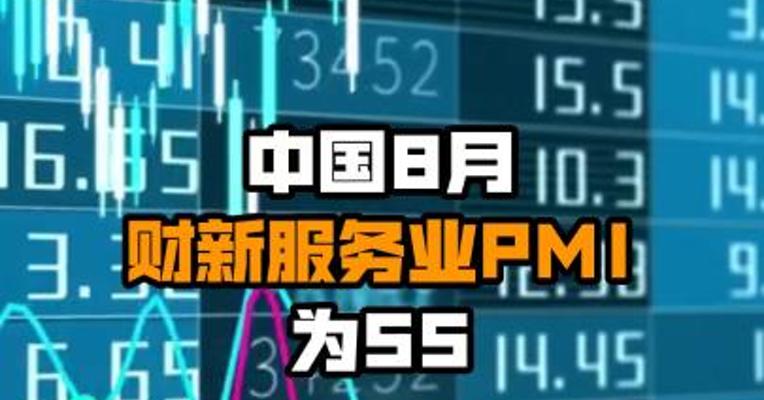 中国8月财新服务业PMI为55