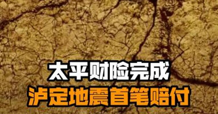 太平财险完成泸定地震首笔赔付