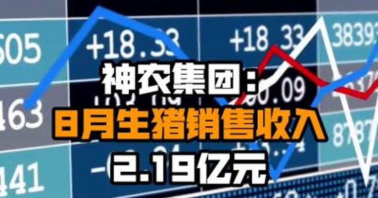 神农集团：8月生猪销售收入2.19亿元