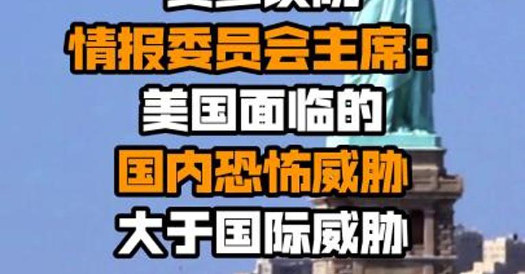 美参议院情报委员会主席：美国面临的国内恐怖威胁大于国际威胁