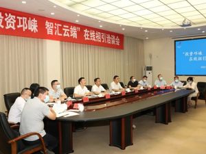 “云端”连线谈合作 成都邛崃招引工作“不停摆”