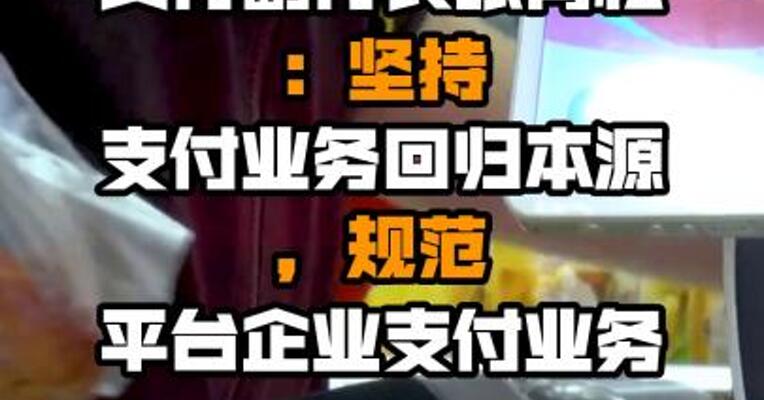 央行副行长张青松：坚持支付业务回归本源，规范平台企业支付业务
