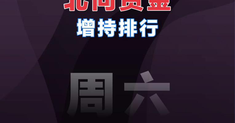 【09.17北向资金】北向资金增持排行
