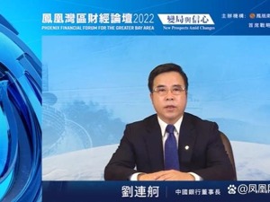 中国银行董事长刘连舸：跨境金融数字化转型进程加快，粤港澳大湾区面临历史性机遇