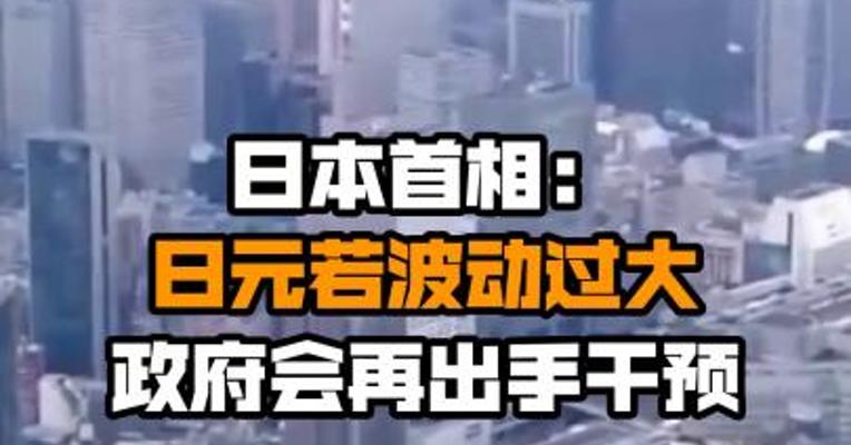 日本首相：日元若波动过大 政府会再出手干预