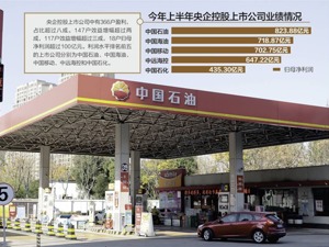 发挥压舱石作用 上半年超八成央企控股上市公司盈利
