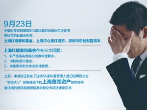 中基协处罚3家注销56家私募 “财经大V”徐晓峰旗下上海览领资产被注销