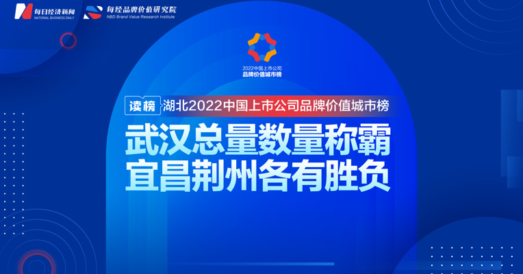 读榜丨湖北2022中国上市公司品牌价值城市榜：武汉总量数量称霸，宜昌荆州各有胜负 