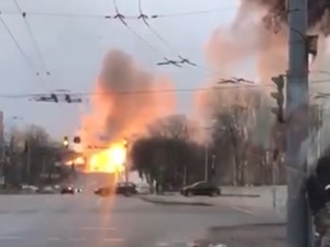 突发！乌克兰首都基辅市中心发生多次爆炸，乌第四大城市第聂伯罗遭到俄军攻击