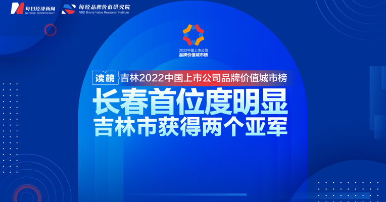 读榜丨吉林2022中国上市公司品牌价值城市榜：长春首位度明显，吉林市获得两个亚军 