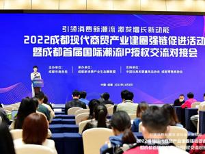 2022成都现代商贸产业建圈强链促进活动暨成都首届国际潮流IP授权交流对接会举行