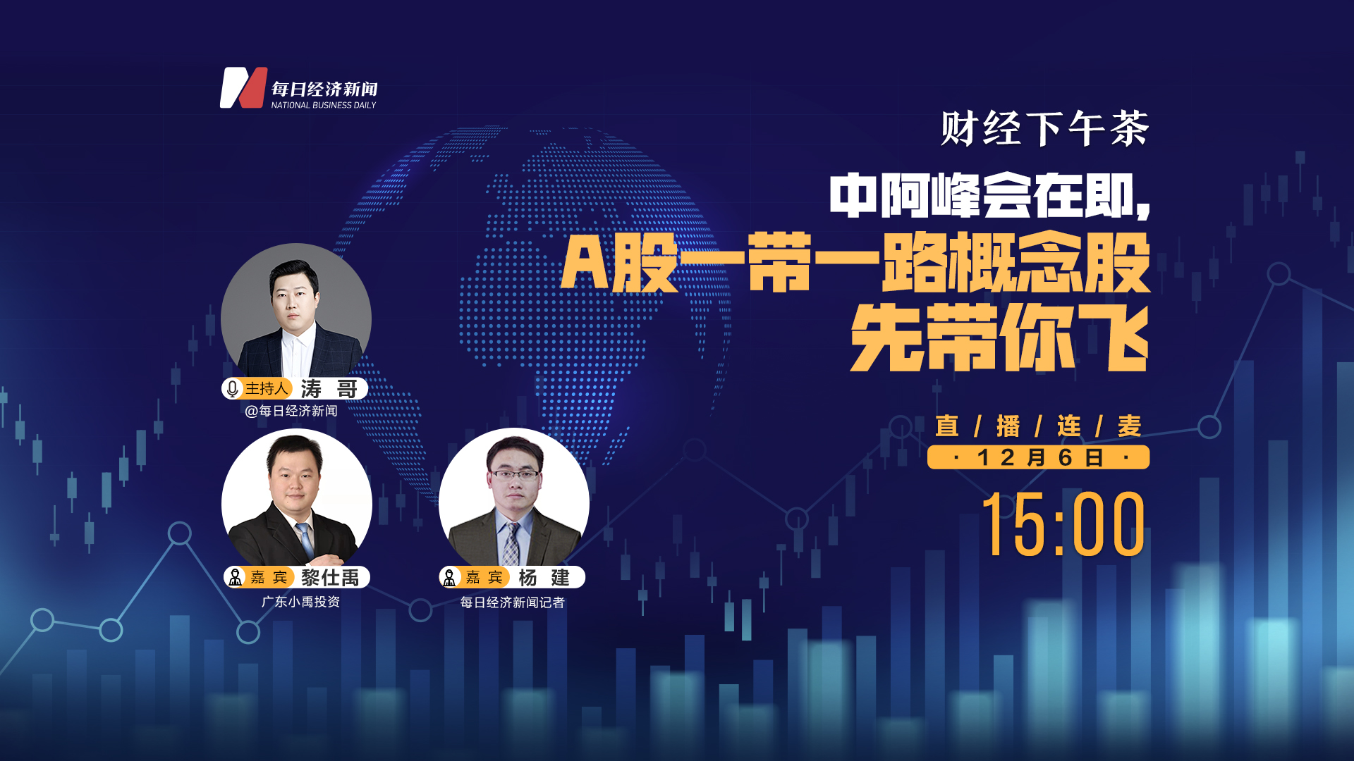 直播 | 财经下午茶：中阿峰会在即，A股一带一路概念股先带你飞