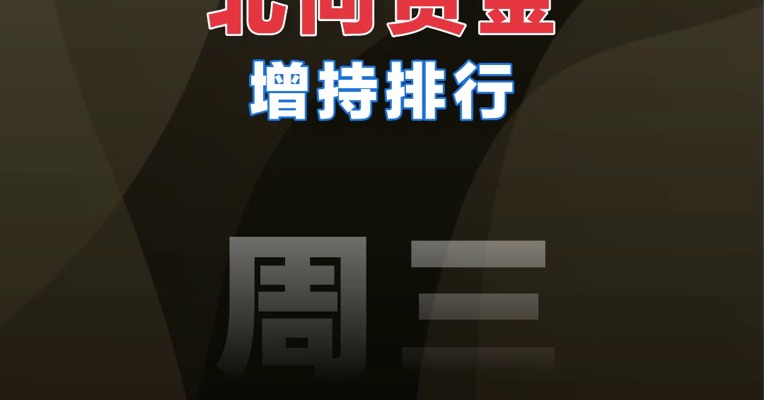 【12.14北向资金】北向资金增持排行