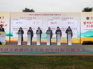 四川天府新区永兴街道乡村振兴推介会举行