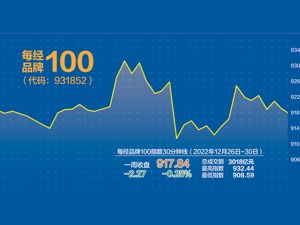 每经品牌100指数2022年12月逆市涨3.28% 保险巨头品牌优势正在显现