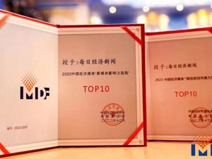 双TOP10！每日经济新闻再获新媒体影响力、原创传播力大奖