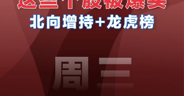 【02.01北向资金】追踪北向资金爆买股