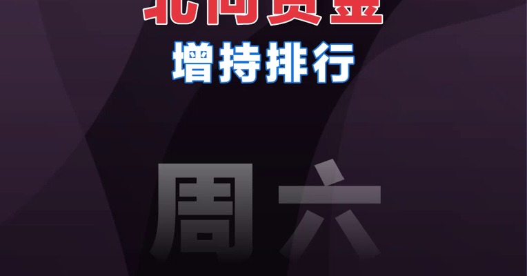 【02.04北向资金】北向资金增持排行