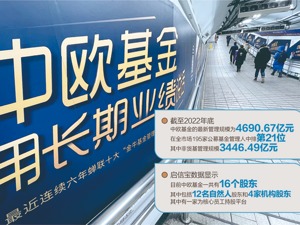 华平投资拟入股中欧基金