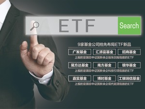 ETF新品申报 跟踪三大央企指数