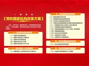 中共中央 国务院印发《党和国家机构改革方案》
