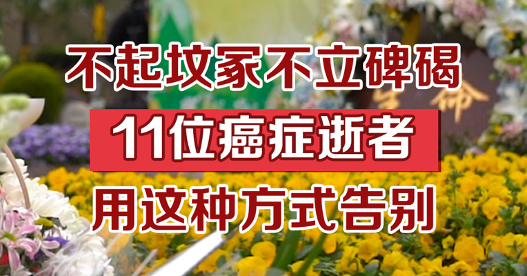 不起坟冢不立碑碣，11位癌症逝者用这种方式告别