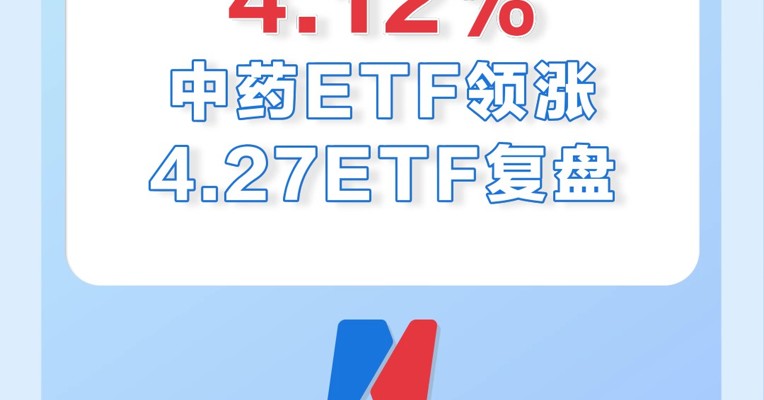 4月27日，中药ETF领涨全市场，涨幅为4.12%