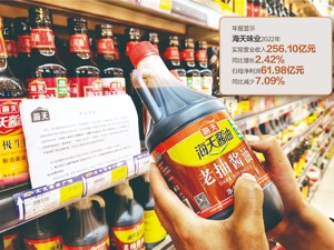 舆情冲击、需求疲软、成本上升海天味业上市以来净利润首降