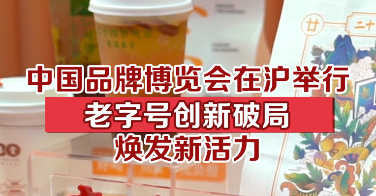 中国品牌博览会在沪举行，老字号创新破局焕发新活力