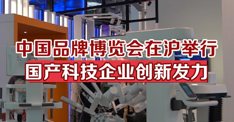 中国品牌博览会在沪举行，国产科技企业创新发力
