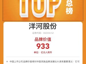 洋河股份连续七年荣列总榜TOP100、白酒行业TOP3