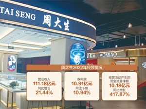 周大生董事长周宗文：过去镶嵌首饰是核心产品，现在黄金成“主战场”